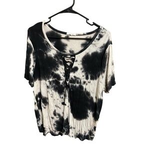 Women’s Maurice’s Tye Dye V-Neck Tee Plus Size 0x